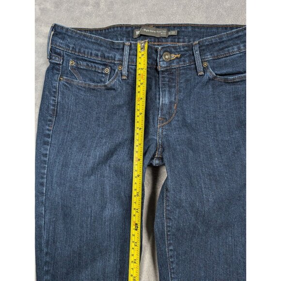Levis Jeans Womens Size 8 29 Denim Mid Rise Skinny Slight Curve Shaping - Picture 7 of 10